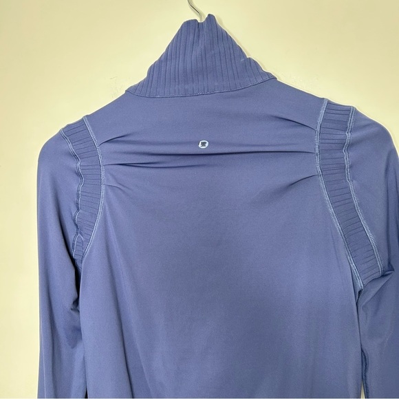 Lululemon Raja Jacket Reversible Night Market  Floral or Solid Periwinkle Size 4 - Picture 13 of 13